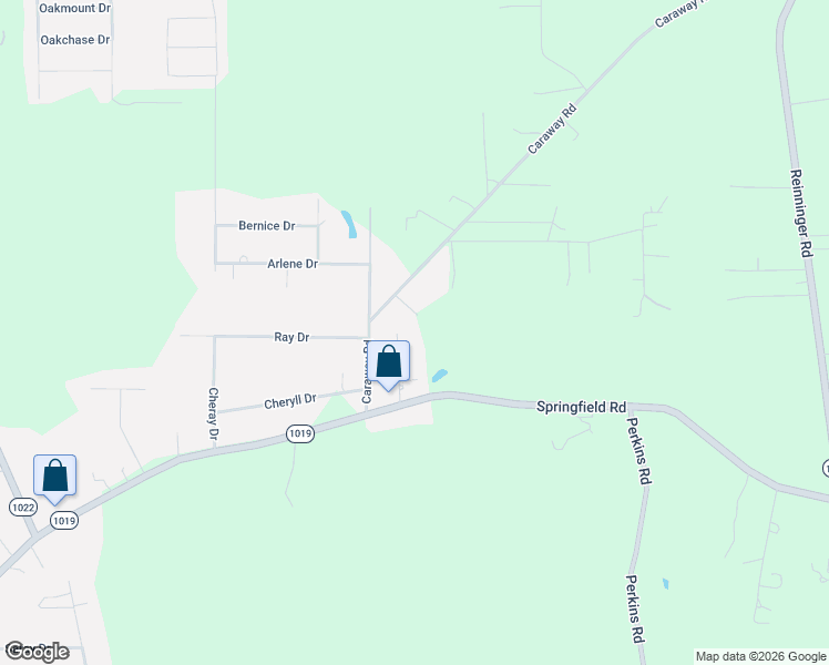 map of restaurants, bars, coffee shops, grocery stores, and more near 36280 Ellis Lane in Denham Springs