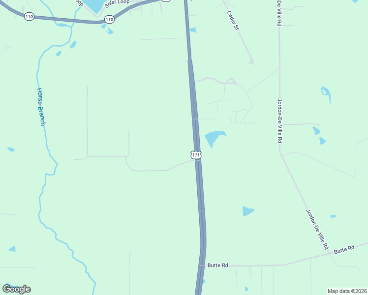 map of restaurants, bars, coffee shops, grocery stores, and more near 11446 U.S. 171 in Longville