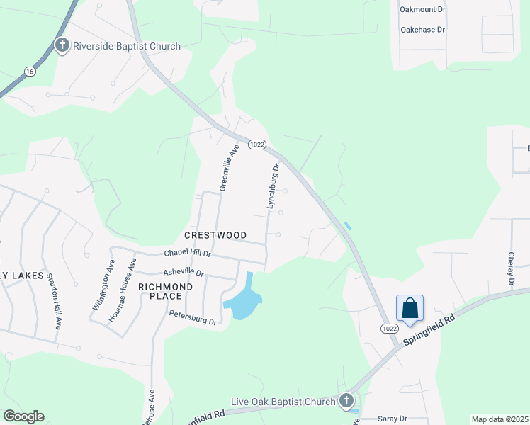 map of restaurants, bars, coffee shops, grocery stores, and more near 36197 Lynchburg Drive in Denham Springs