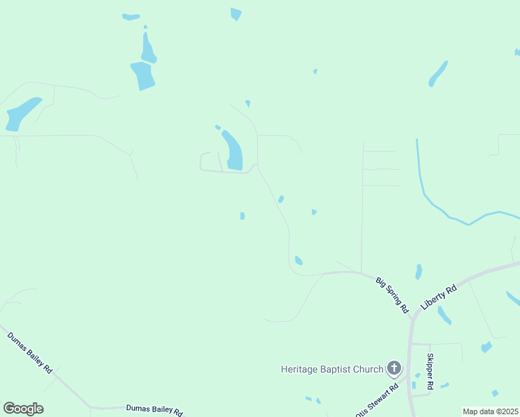 map of restaurants, bars, coffee shops, grocery stores, and more near 117 Big Spring Road in Picayune