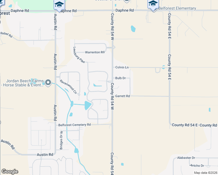 map of restaurants, bars, coffee shops, grocery stores, and more near 11045 Elysian Circle in Daphne
