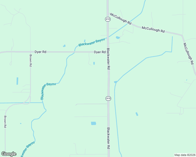map of restaurants, bars, coffee shops, grocery stores, and more near 14505 Blackwater Road in Baker