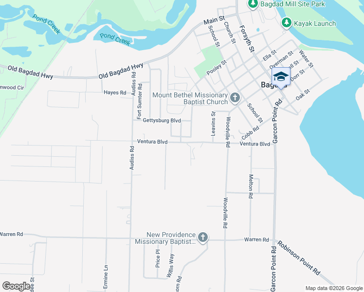 map of restaurants, bars, coffee shops, grocery stores, and more near 6825 Ventura Boulevard in Milton