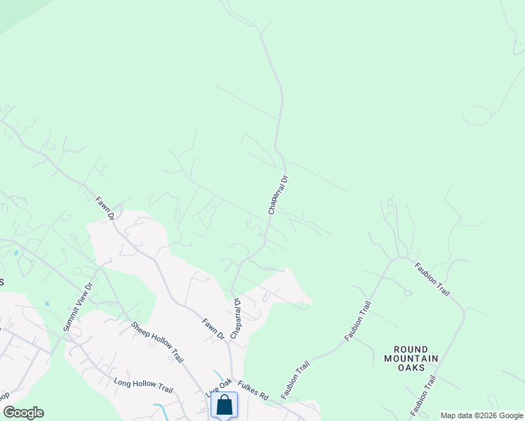 map of restaurants, bars, coffee shops, grocery stores, and more near 15100 Chaparral Drive in Leander