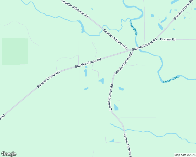 map of restaurants, bars, coffee shops, grocery stores, and more near 21198 Road 212 in Saucier
