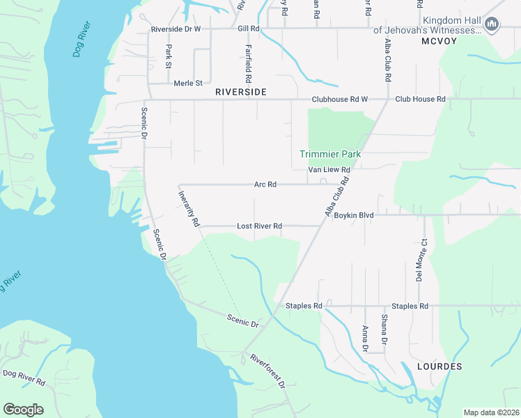 map of restaurants, bars, coffee shops, grocery stores, and more near 3736 Charlotte Street in Mobile