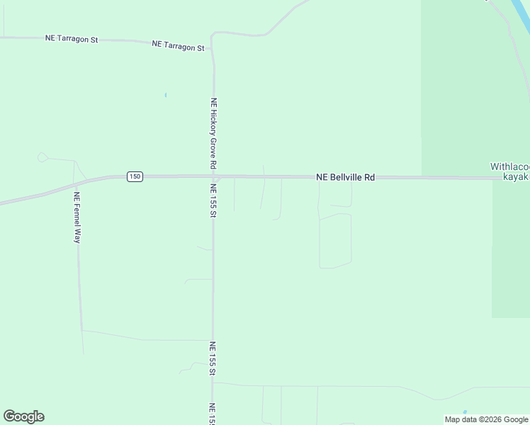 map of restaurants, bars, coffee shops, grocery stores, and more near 4842 Northeast Bellville Road in Pinetta