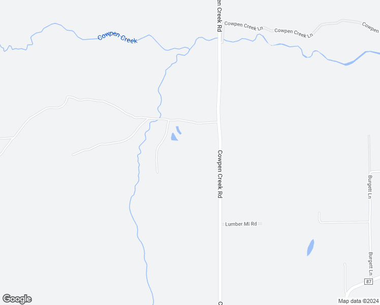map of restaurants, bars, coffee shops, grocery stores, and more near 25351 Cowpen Creek Road in Robertsdale
