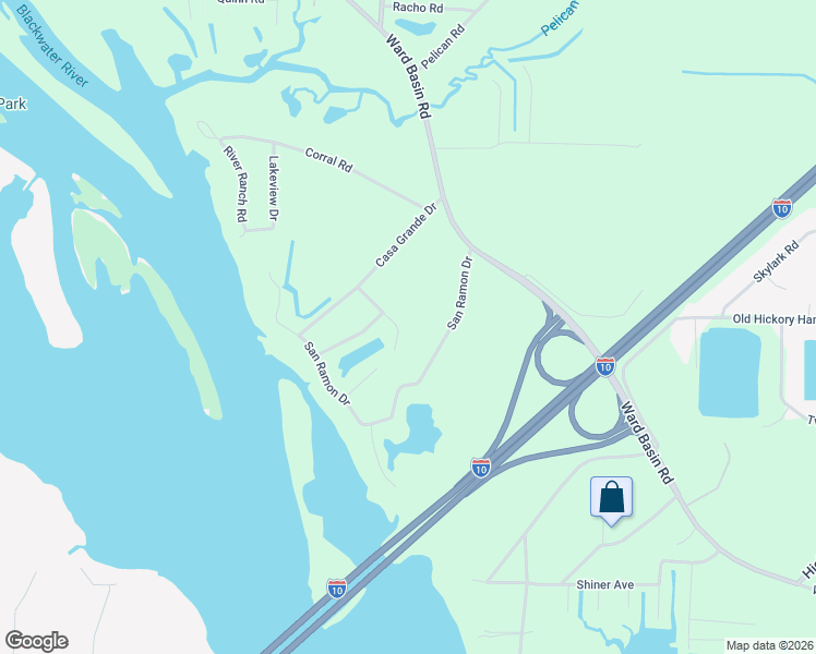 map of restaurants, bars, coffee shops, grocery stores, and more near 7517 Casa Grande Circle in Milton