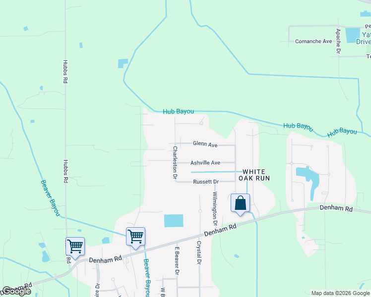 map of restaurants, bars, coffee shops, grocery stores, and more near 14926 Glenn Avenue in Central