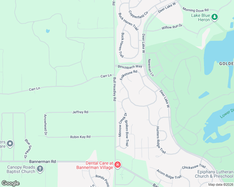 map of restaurants, bars, coffee shops, grocery stores, and more near 9116 Bithlo Lane in Tallahassee