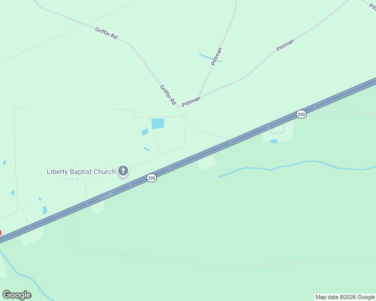 map of restaurants, bars, coffee shops, grocery stores, and more near 450849 Florida 200 in Callahan