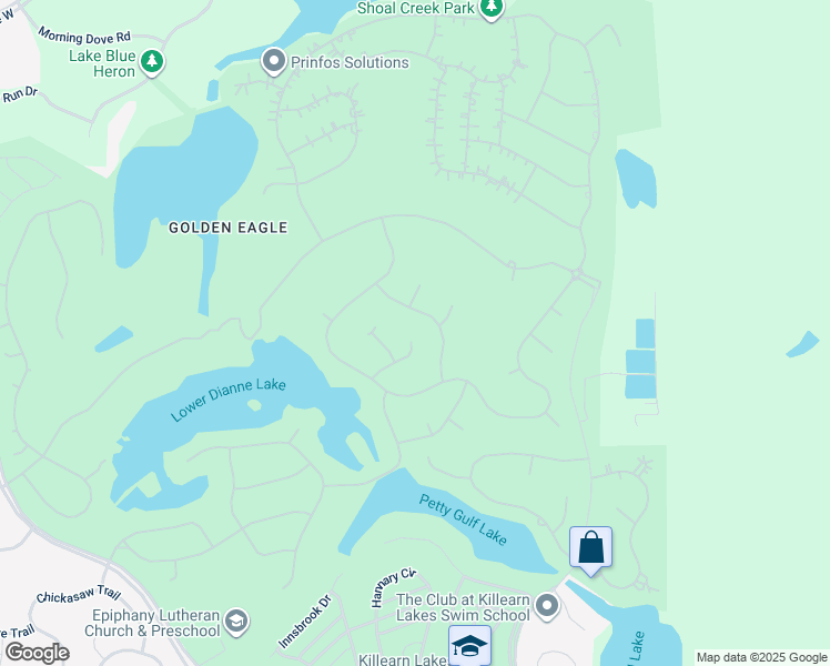 map of restaurants, bars, coffee shops, grocery stores, and more near 9018 Bob O Link Court in Tallahassee