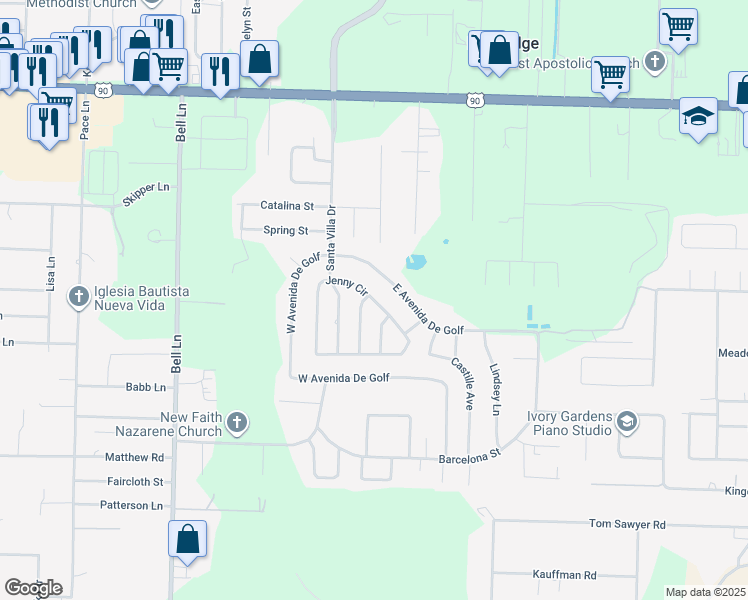 map of restaurants, bars, coffee shops, grocery stores, and more near 4337 Rhonda Road in Milton