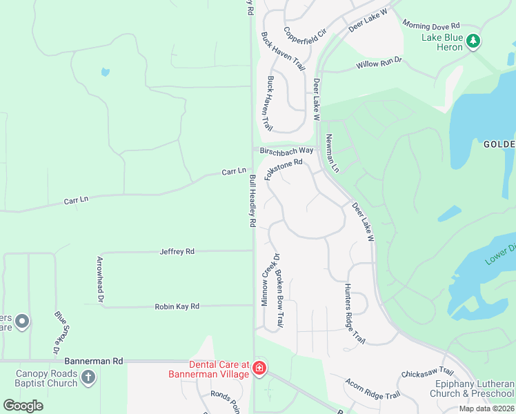 map of restaurants, bars, coffee shops, grocery stores, and more near 9116 Bithlo Lane in Tallahassee
