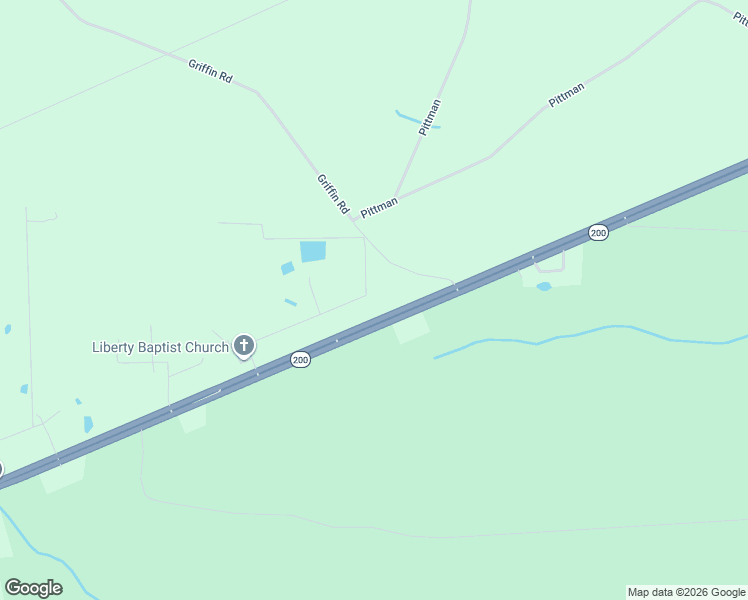 map of restaurants, bars, coffee shops, grocery stores, and more near 450849 Florida 200 in Callahan