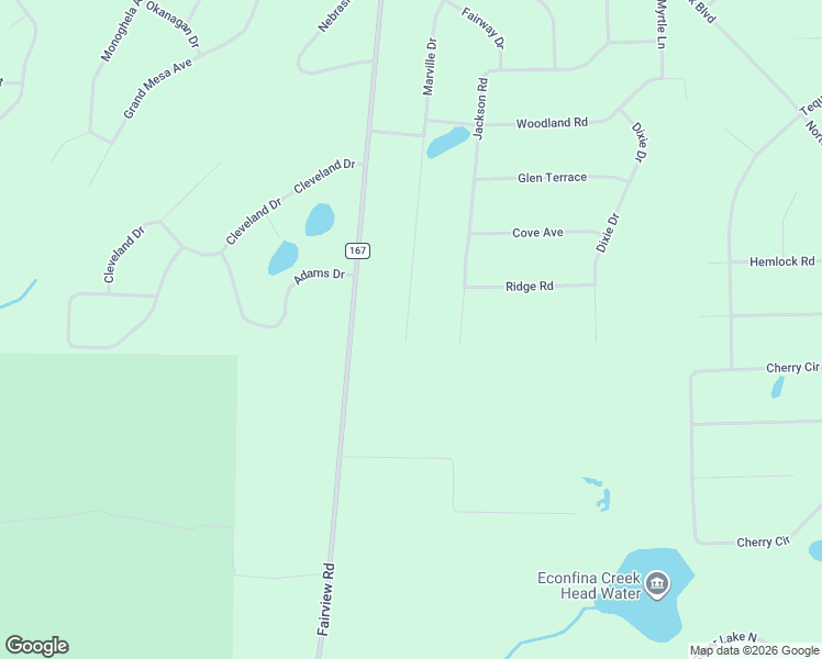 map of restaurants, bars, coffee shops, grocery stores, and more near 456 Marville Drive in Marianna