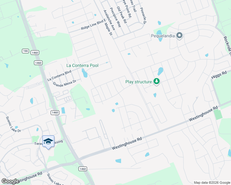 map of restaurants, bars, coffee shops, grocery stores, and more near 6313 Kildare Drive in Georgetown