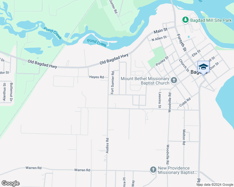 map of restaurants, bars, coffee shops, grocery stores, and more near 4451 Hampton Bay Boulevard in Milton