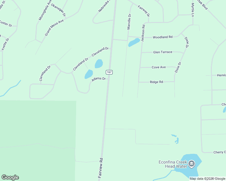 map of restaurants, bars, coffee shops, grocery stores, and more near 456 Marville Drive in Marianna