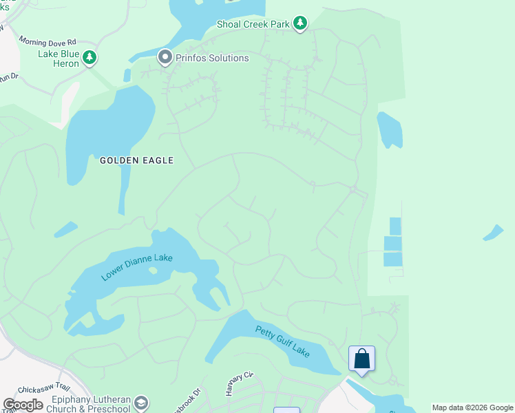 map of restaurants, bars, coffee shops, grocery stores, and more near 9036 Muirfield Court in Tallahassee