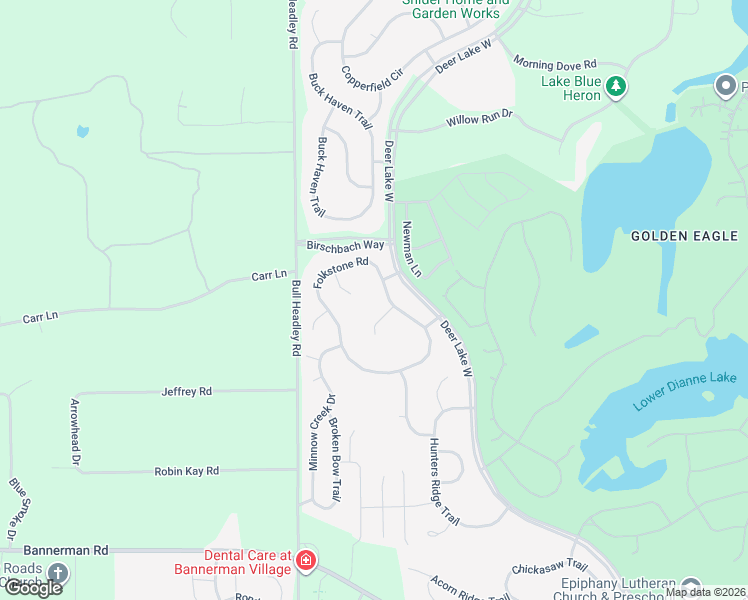 map of restaurants, bars, coffee shops, grocery stores, and more near 1646 Folkstone Road in Tallahassee