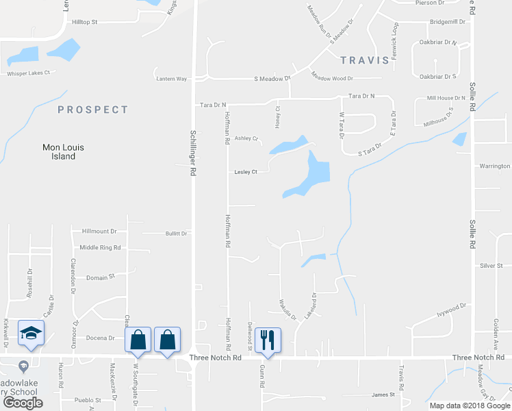 map of restaurants, bars, coffee shops, grocery stores, and more near 7699 Theresa Court in Mobile