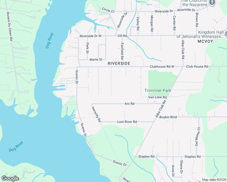 map of restaurants, bars, coffee shops, grocery stores, and more near 3613 Kent Road in Mobile