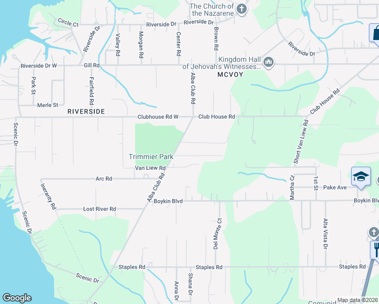 map of restaurants, bars, coffee shops, grocery stores, and more near 2200-2398 Reneke Avenue in Mobile