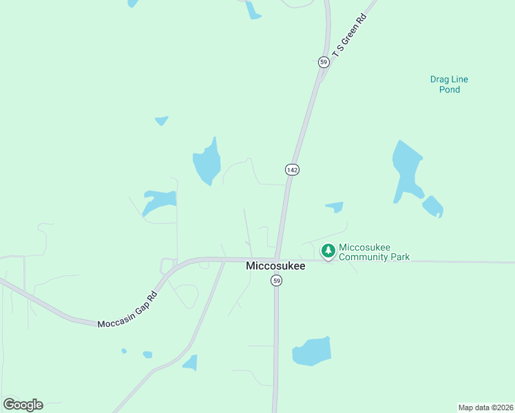 map of restaurants, bars, coffee shops, grocery stores, and more near Gristmill Creek Road in Tallahassee
