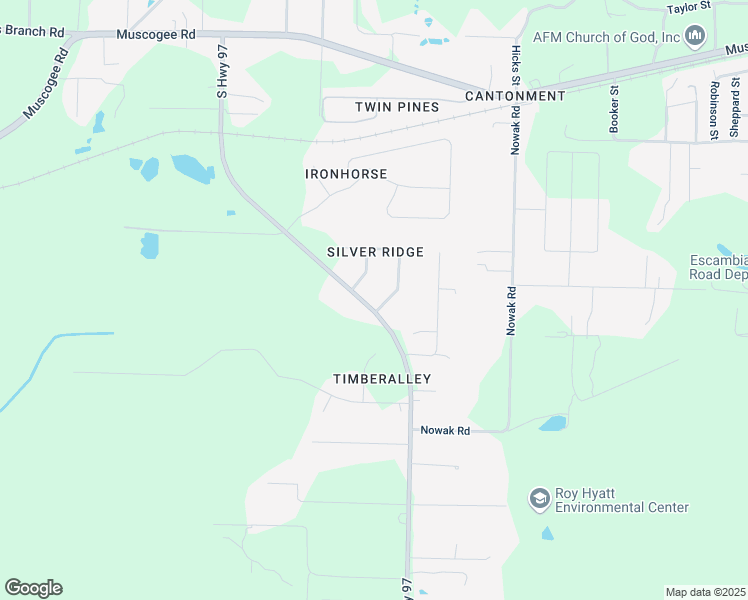 map of restaurants, bars, coffee shops, grocery stores, and more near 1511 Country Side Drive in Cantonment