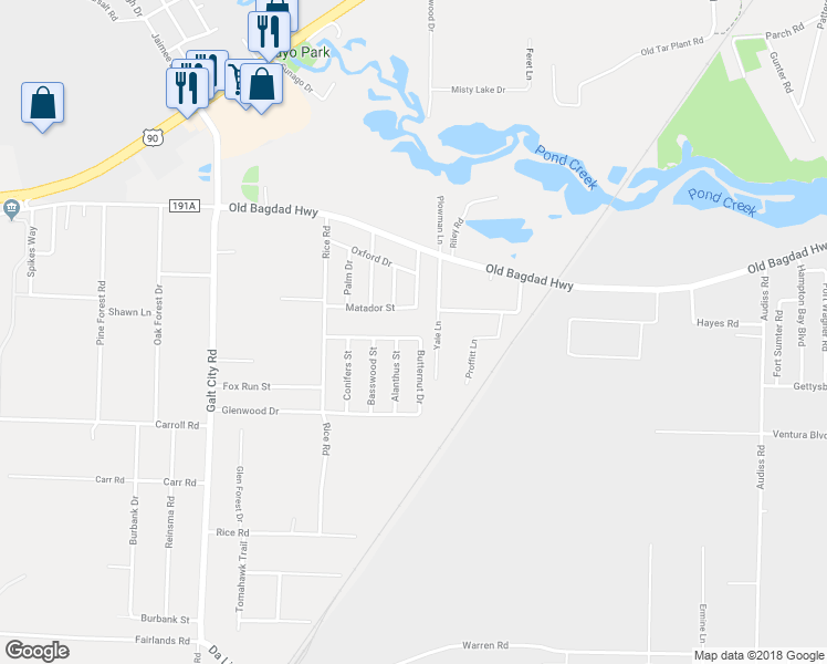 map of restaurants, bars, coffee shops, grocery stores, and more near 6344 Butternut Drive in Milton