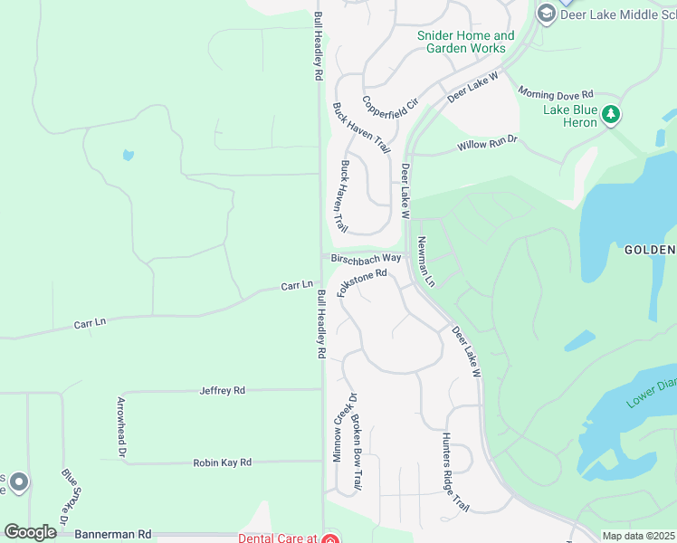 map of restaurants, bars, coffee shops, grocery stores, and more near 1707 Folkstone Road in Tallahassee
