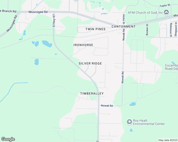map of restaurants, bars, coffee shops, grocery stores, and more near 1511 Country Side Drive in Escambia County