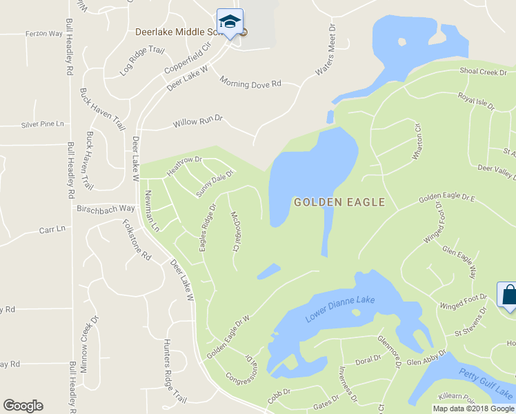 map of restaurants, bars, coffee shops, grocery stores, and more near 9199 Eagles Ridge Drive in Tallahassee