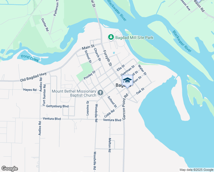 map of restaurants, bars, coffee shops, grocery stores, and more near 6921 Overman Street in Milton