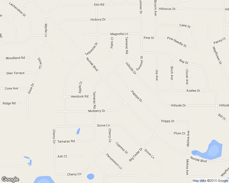 map of restaurants, bars, coffee shops, grocery stores, and more near Nortek Boulevard in Marianna