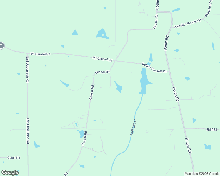 map of restaurants, bars, coffee shops, grocery stores, and more near 99 Joe R Lee Road in Carriere