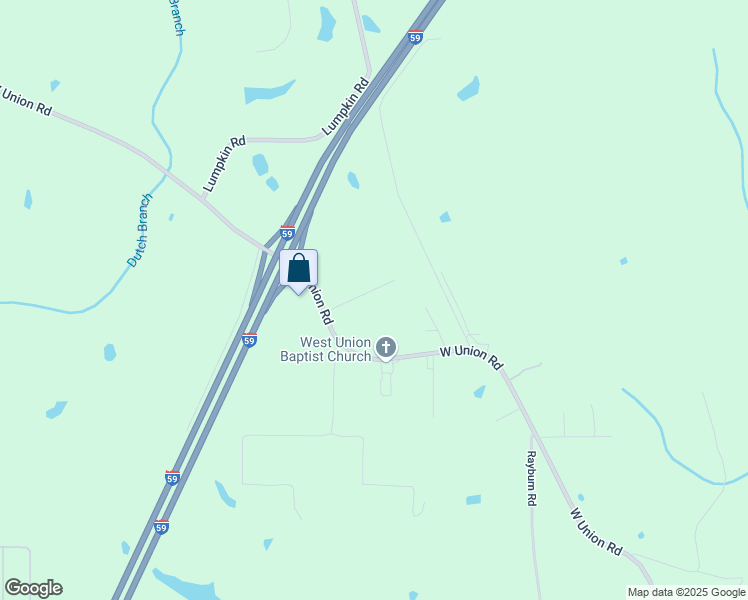 map of restaurants, bars, coffee shops, grocery stores, and more near 555 West Union Road in Carriere