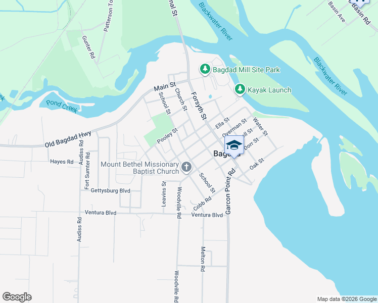 map of restaurants, bars, coffee shops, grocery stores, and more near 4513 School Street in Milton