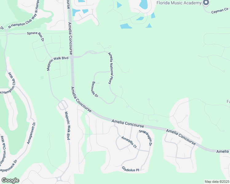 map of restaurants, bars, coffee shops, grocery stores, and more near 95245 Amelia National Parkway in Fernandina Beach