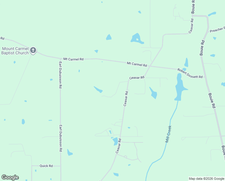 map of restaurants, bars, coffee shops, grocery stores, and more near 16-78 R T Lee Road in Carriere