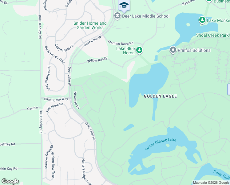 map of restaurants, bars, coffee shops, grocery stores, and more near 9122 Eagles Ridge Drive in Tallahassee