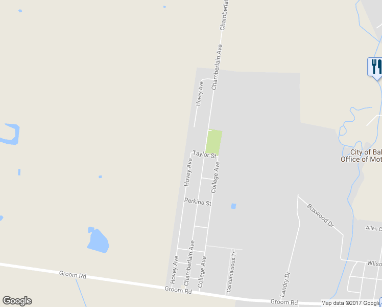 map of restaurants, bars, coffee shops, grocery stores, and more near 2630 Hovey Avenue in Baker