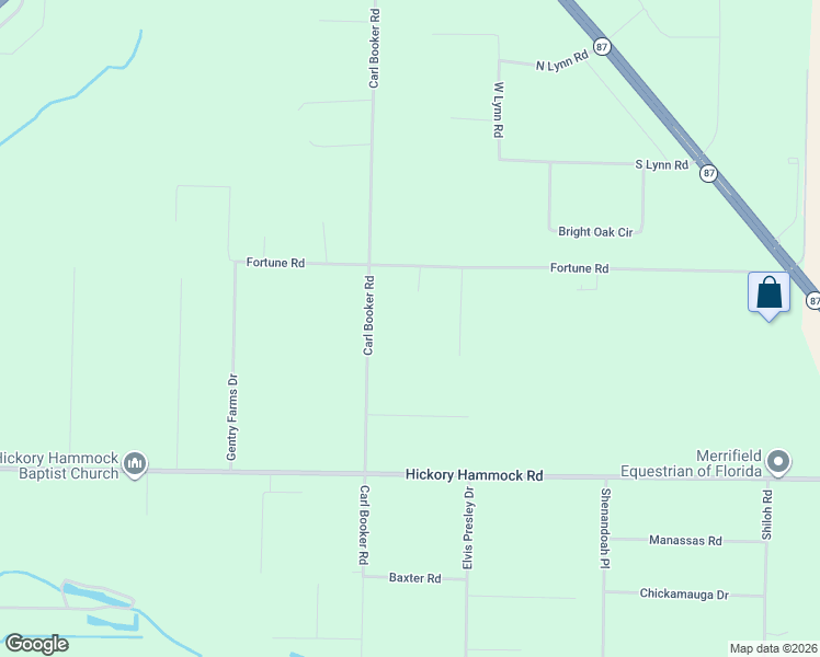 map of restaurants, bars, coffee shops, grocery stores, and more near 8647 Fortune Road in Milton