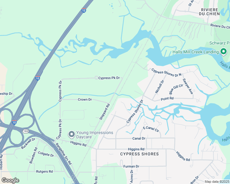 map of restaurants, bars, coffee shops, grocery stores, and more near in Mobile