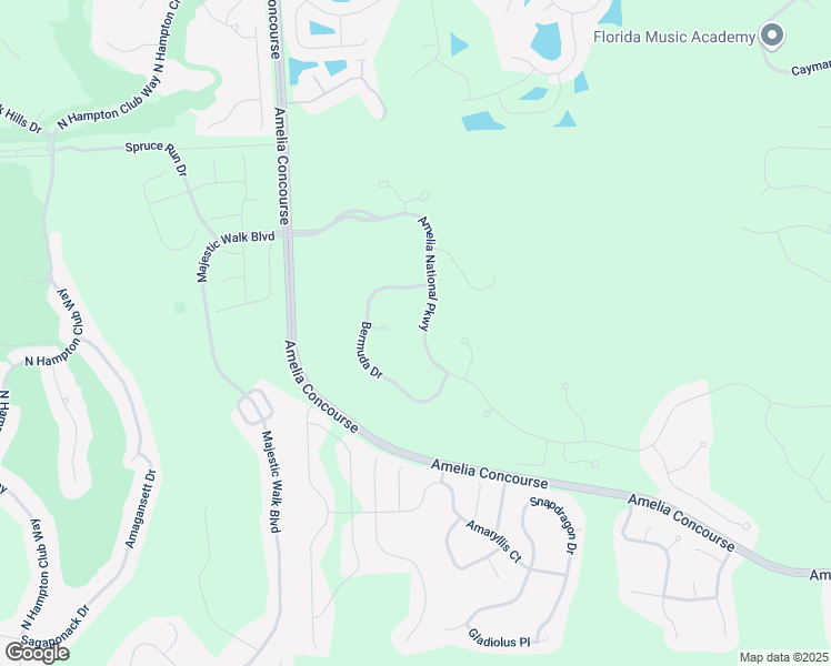 map of restaurants, bars, coffee shops, grocery stores, and more near 95214 Amelia National Parkway in Fernandina Beach