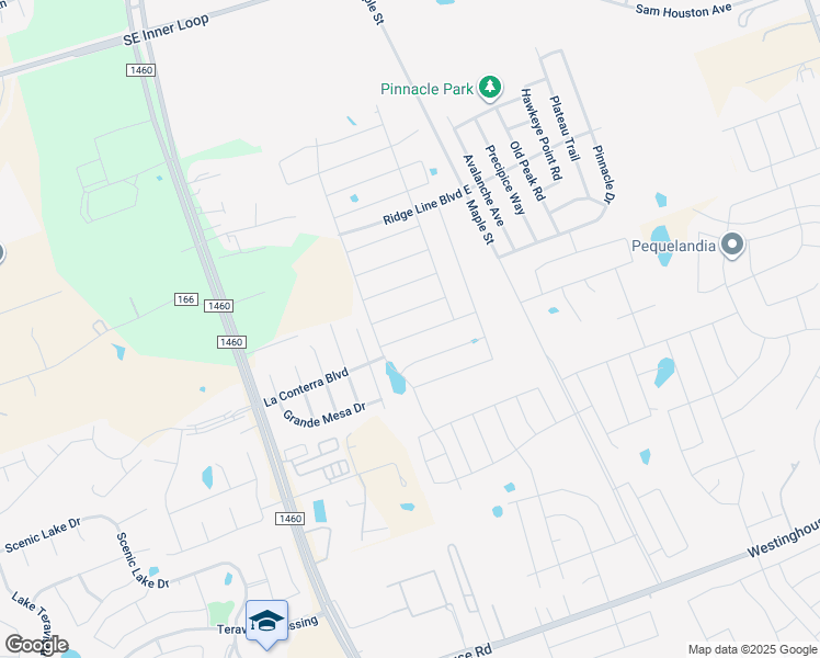 map of restaurants, bars, coffee shops, grocery stores, and more near 342 Grand Junction Trail in Georgetown