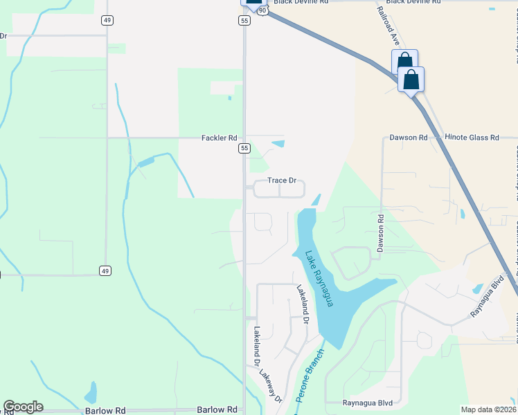 map of restaurants, bars, coffee shops, grocery stores, and more near 16049 Zenith Drive in Loxley
