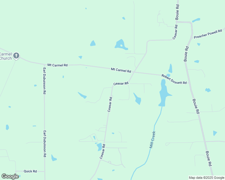 map of restaurants, bars, coffee shops, grocery stores, and more near 1578 Ceasar Road in Carriere
